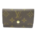 Brown Canvas Louis Vuitton Key Holder