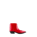 Red Leather Dior Boots