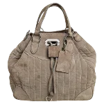 Grey Suede Ralph Lauren Handbag