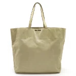 Green Fabric Miu Miu Shoulder Bag
