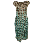 Brown Fabric Roberto Cavalli Dress