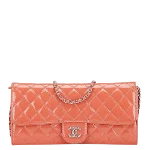 Pink Leather Chanel Wallet on Chain