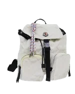 White Nylon Moncler Backpack