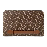 Brown Canvas Burberry Clutch