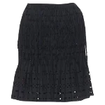 Black Wool Alaïa Skirt