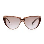 Brown Plastic Yves Saint Laurent Sunglasses