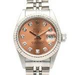 Pink White Gold Rolex Watch