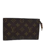 Brown Canvas Louis Vuitton Pouch