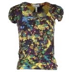 Multicolor Silk Erdem Top