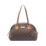 Brown Leather Louis Vuitton Montorgueil