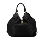 Black Leather Louis Vuitton Mahina