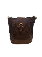 Brown Leather Delvaux Shoulder Bag
