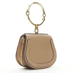 Beige Leather Chloé Nile