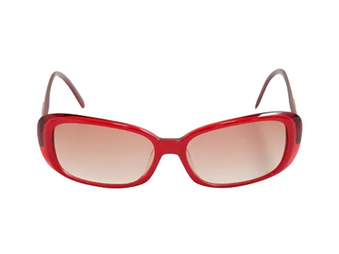 Red Plastic Miu Miu Sunglasses