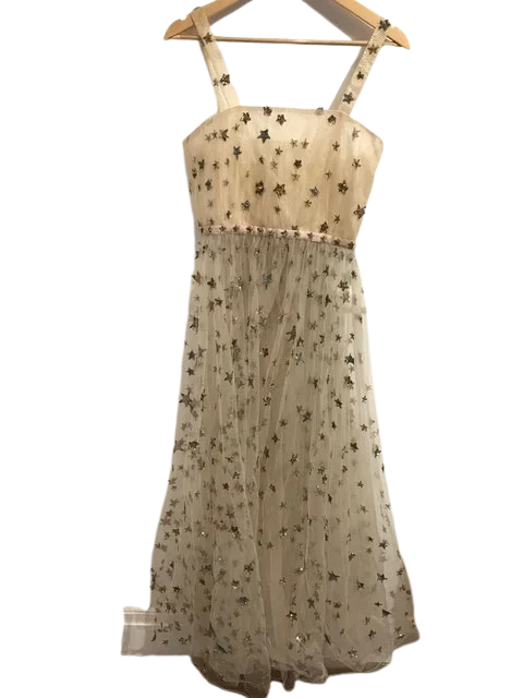 White Fabric Valentino Dress