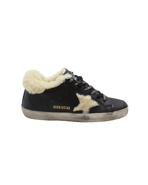 Black Leather Golden Goose Sneakers