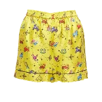 Yellow Silk Dior Shorts