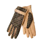 Beige Leather Dolce & Gabbana Gloves