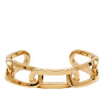 Gold Fabric Burberry Bracelet