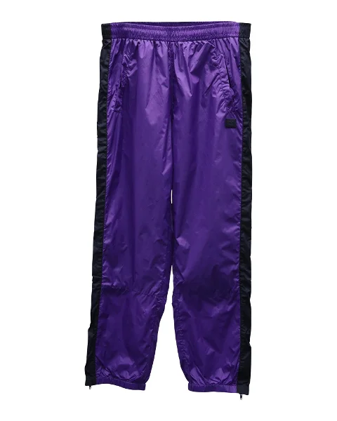 Purple Nylon Acne Studios Pants