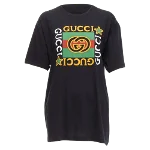 Black Cotton Gucci Top