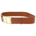 Brown Leather Dior Belt