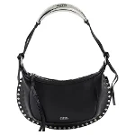 Black Leather Isabel Marant Handbag