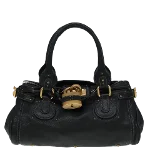 Black Leather Chloé Handbag