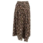 Brown Silk Ulla Johnson Skirt