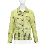 Green Cotton Dior Jacket