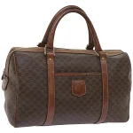 Brown Canvas Celine Handbag