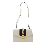 White Leather Gucci Sylvie