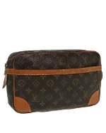 Brown Canvas Louis Vuitton Trocadero