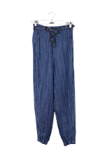 Blue Cotton Armani Pants