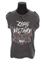 Grey Cotton Zadig & Voltaire Top