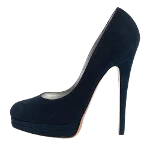 Navy Suede Casadei Heels