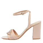 Beige Leather Valentino Sandals