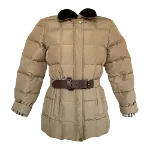 Beige Fabric Burberry Jacket