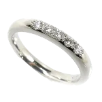 White Platinum Mikimoto Ring