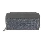 Grey Leather Goyard Wallet