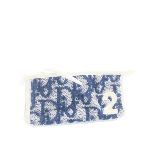 Blue Fabric Dior Clutch