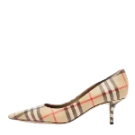 Beige Coated canvas Burberry Heels