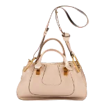 White Leather Chloé Shoulder Bag