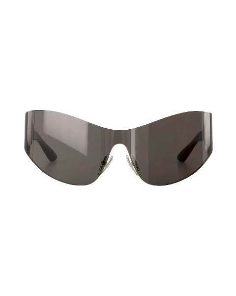 Grey Fabric Balenciaga Sunglasses
