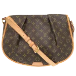 Brown Canvas Louis Vuitton Menilmontant