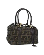 Brown Canvas Fendi Handbag