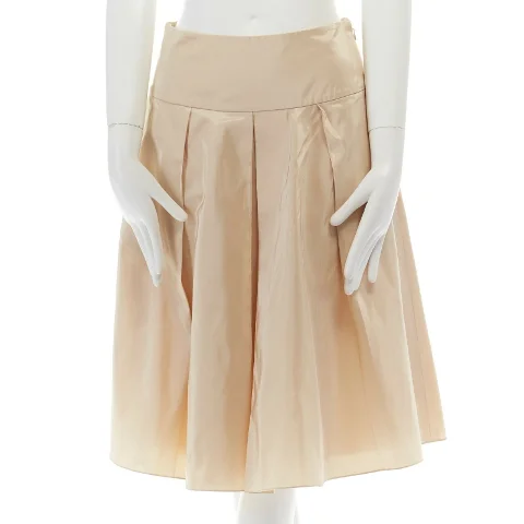 Gold Polyester Ralph Lauren Skirt