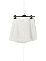 White Polyester Diane Von Furstenberg Shorts