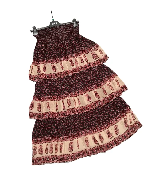 Multicolor Silk Zimmerman Skirt