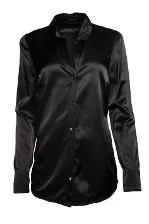 Black Cotton JOSEPH Shirt